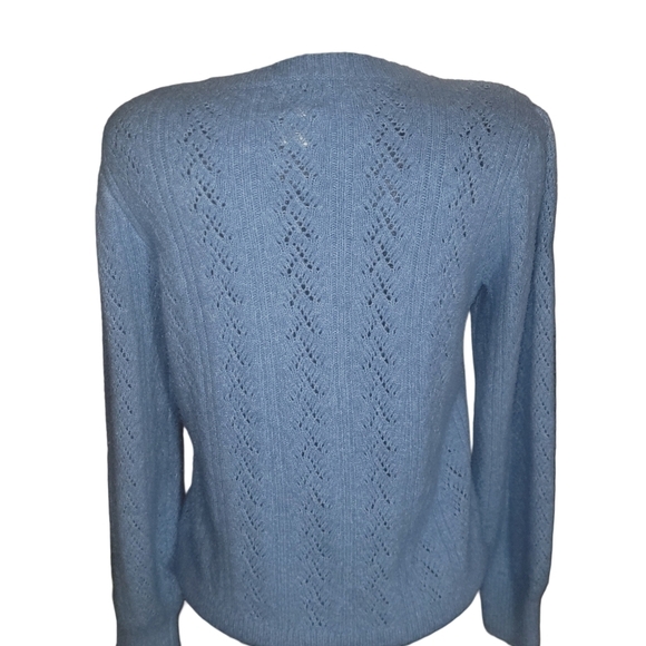 Joie Baby Blue V Neck Sweater S - Picture 6 of 7